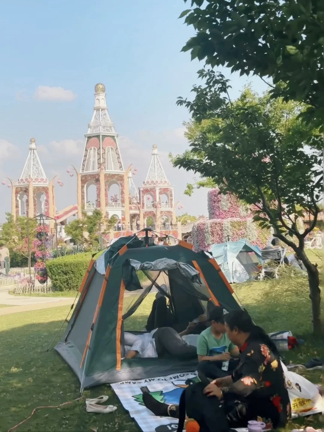 上海亲子出游，躺进天然氧吧玩耍