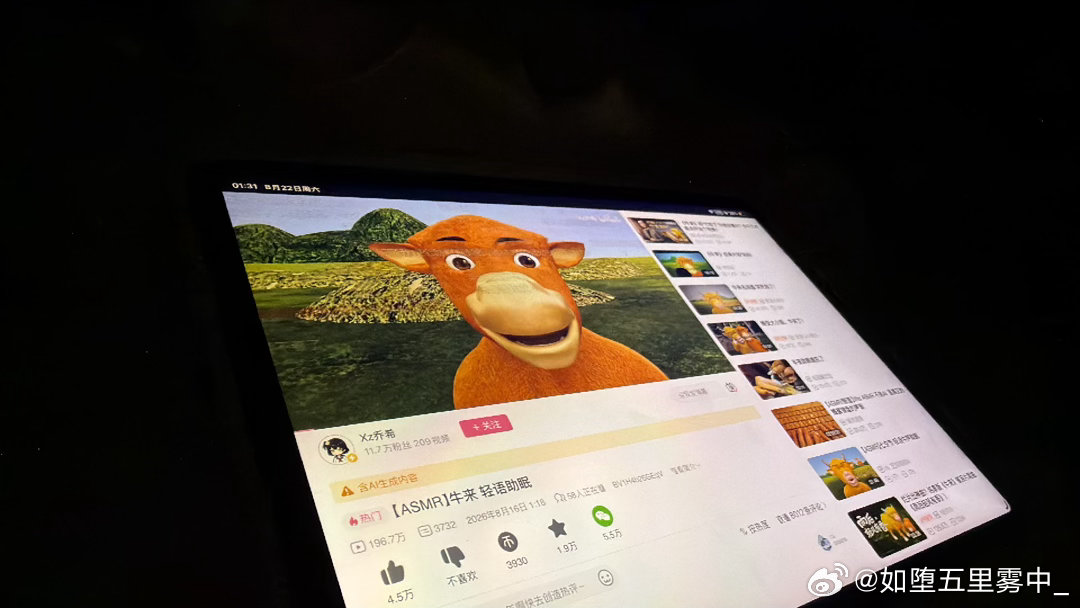 每天打开抖音看不同人转我相同的咕咕嘎嘎，再对不同的人发送相同的咕咕嘎嘎，发完自己默念咕咕嘎嘎。今天和老妈去新开的小象超市发现摆着一堆美团玩偶，自言自语你的胆子真是肥嘟嘟的，然后淫笑。开车刚好过了个绿灯，兴奋喊出妈妈，牛来。和不那么熟的同学约饭打字打哦坤和坤续，对面问我这是香港流行 ​