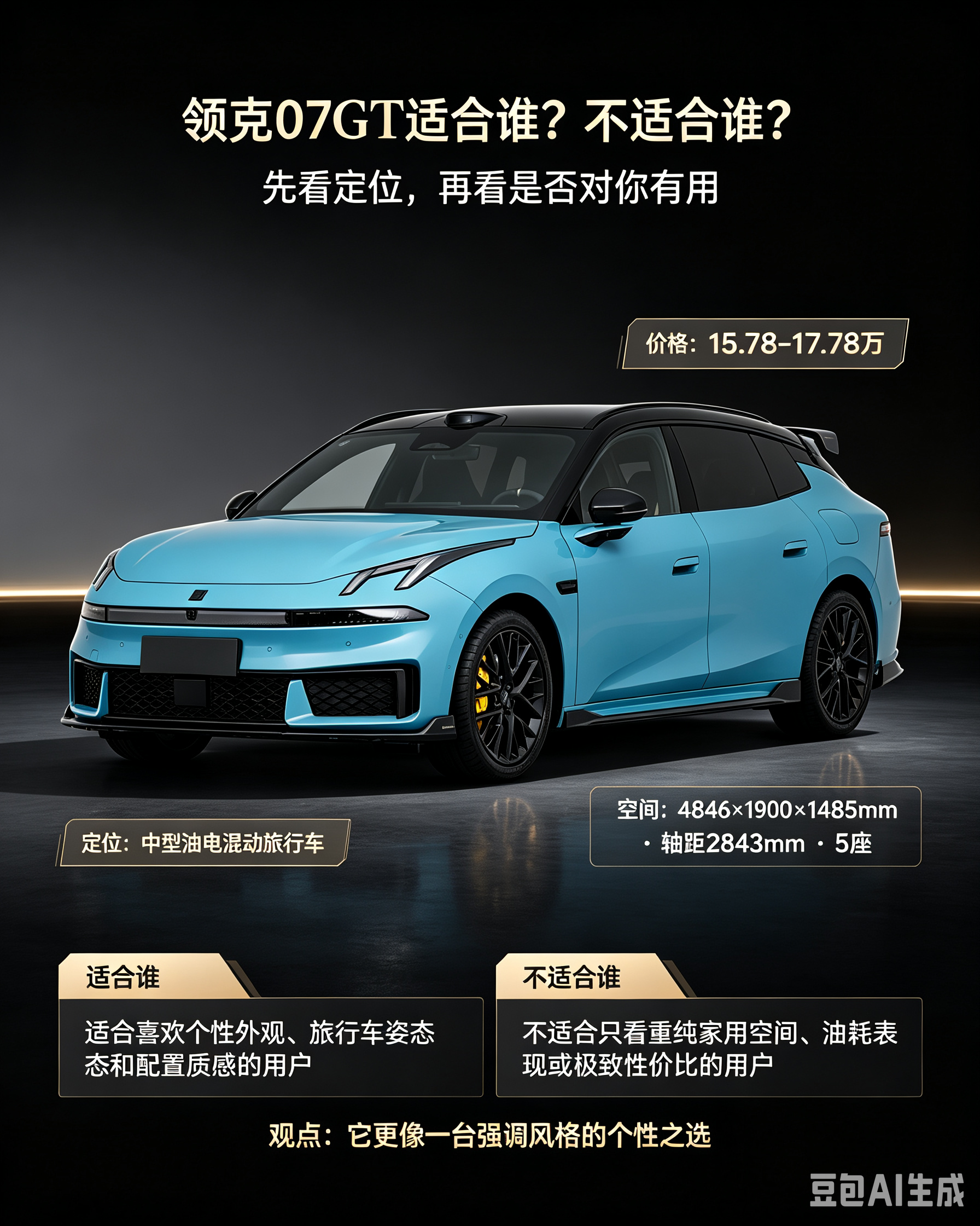 领克07GT到底适合谁？