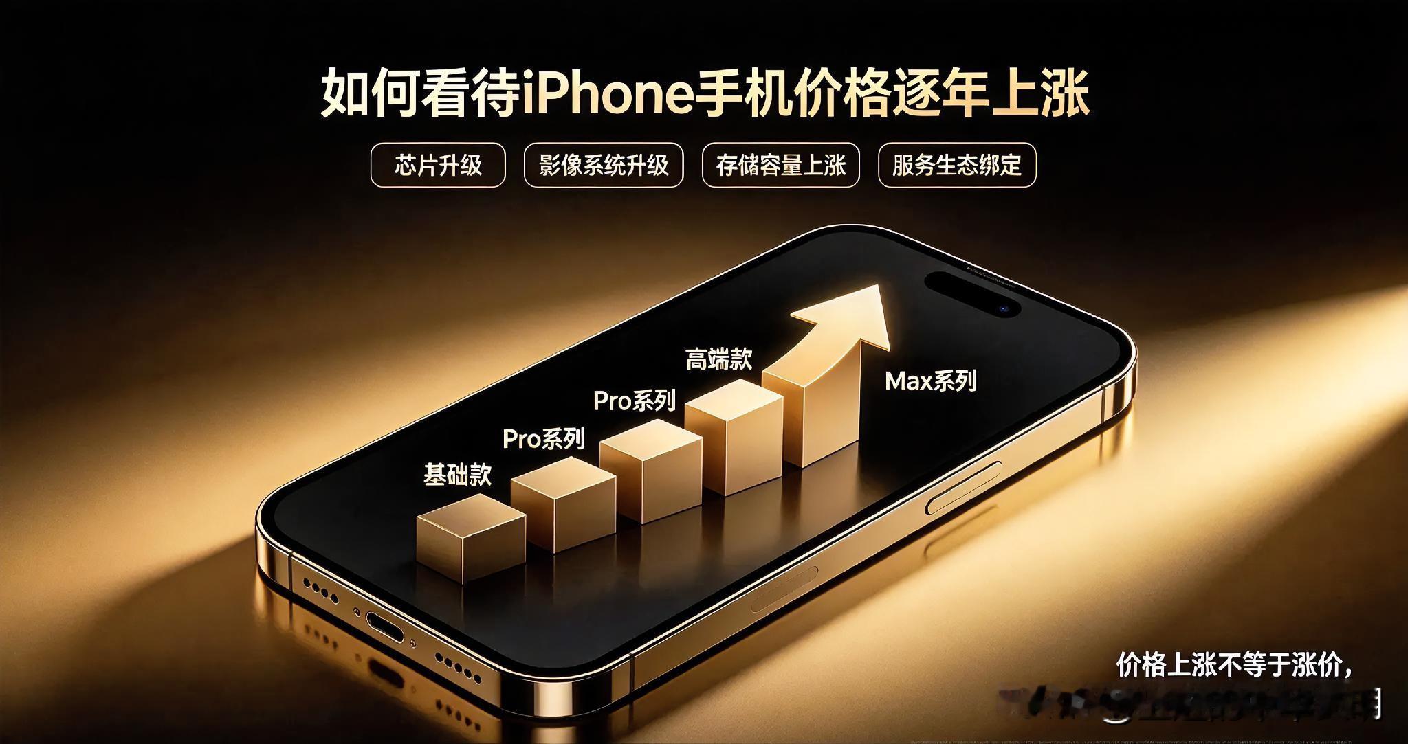 如何看待iPhone手机价格逐年上涨？

iPhone涨价的核心推手是存储芯片成本失控。

AI大模型爆发，三星、美光把产能全转去生产利润更高的HBM服务器内存，

手机用的DRAM和NAND被严重挤压，2026年成本涨幅超300%。

苹果低价库存耗尽后，只能把成本转嫁给消费者，

Pro系列起售