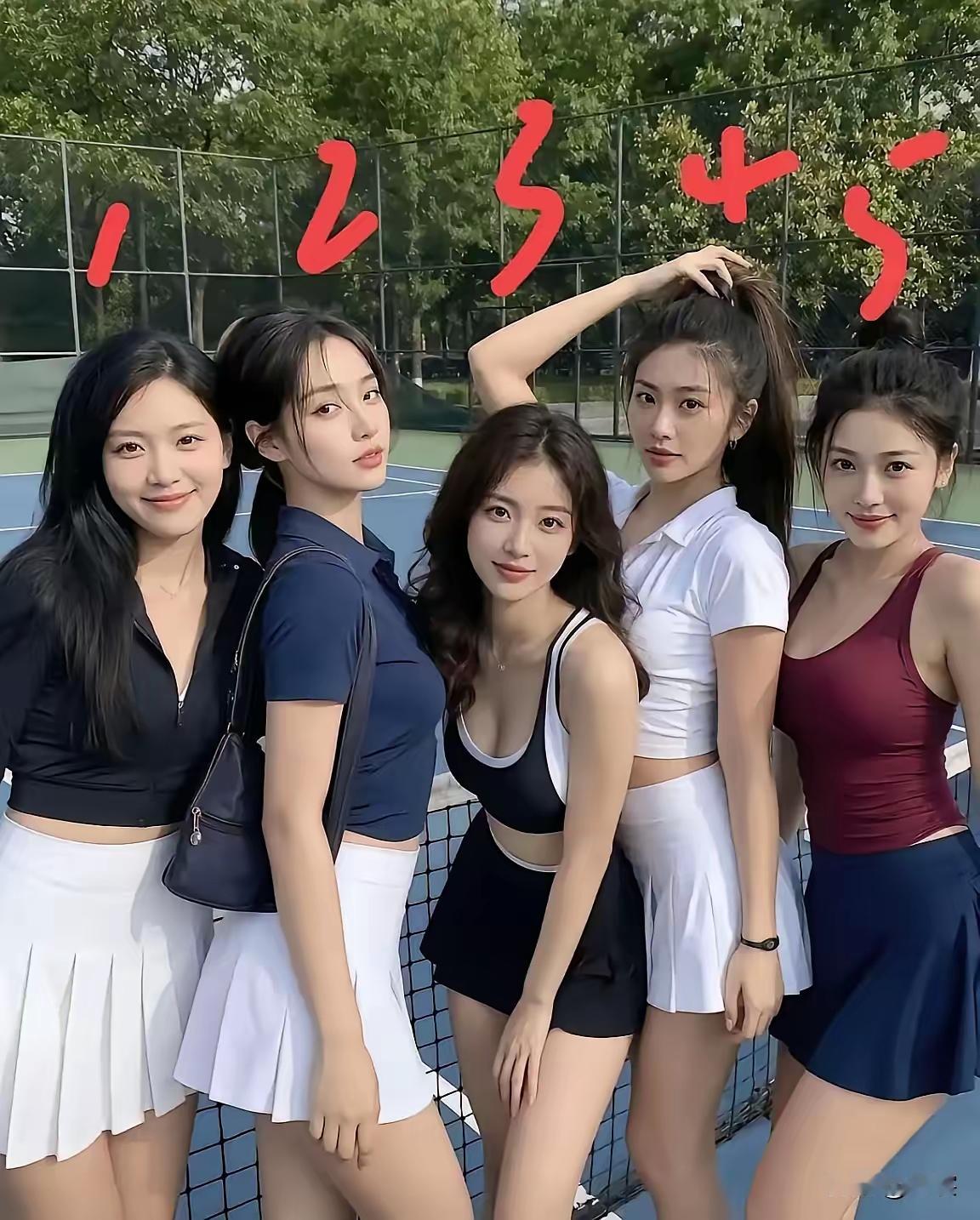 如果让你在五位美女中选一位，陪你游山玩水做你的向导。你会选几号呢？