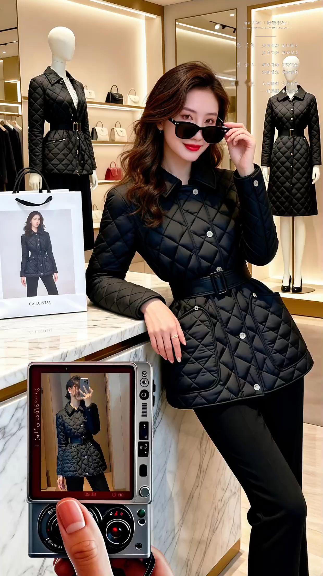 <p>秋冬穿搭测评 高级穿搭 黑色系 轻奢女装 简约大气 <!--{i...