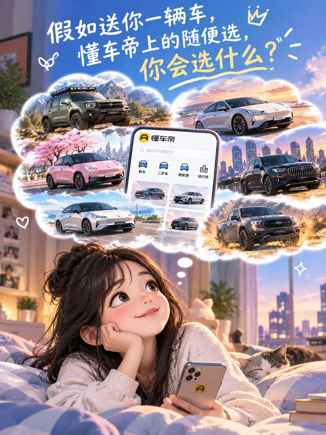 假如送你一辆车，你的梦中情车是哪辆？