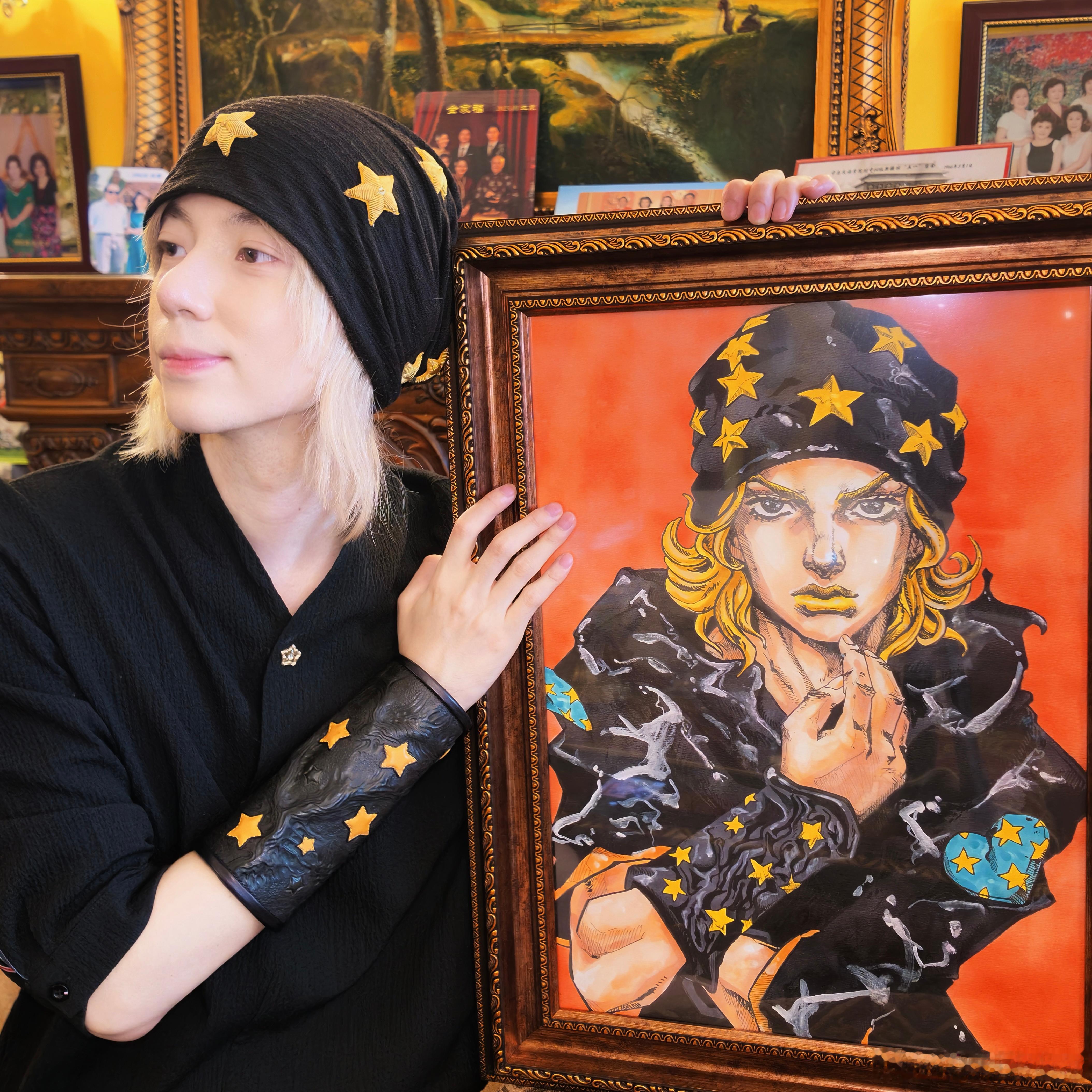 收到专属JoJo画像 此后我也是乔斯达的一员了⭐️ ​​​