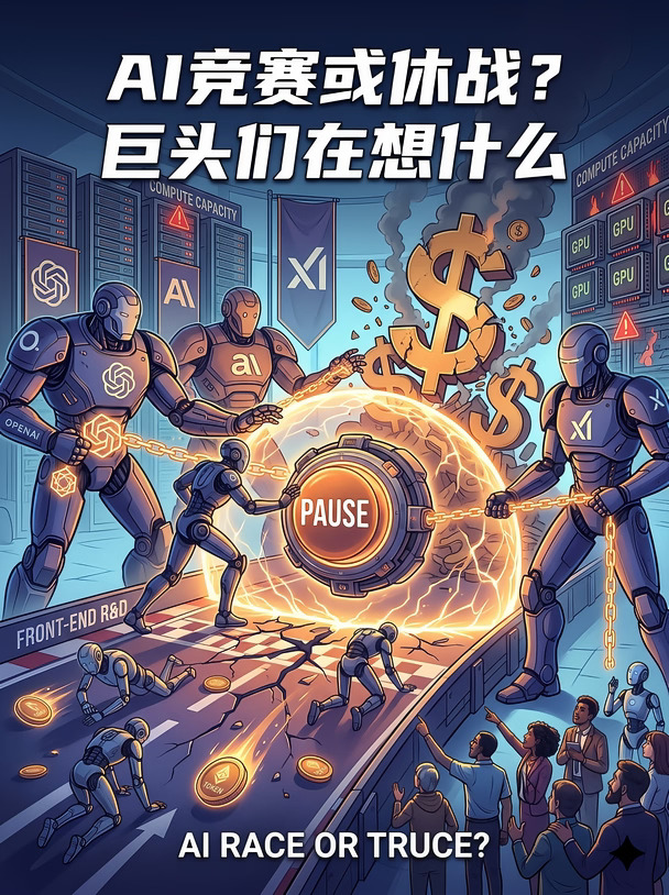 🚨AI巨头集体叫停研发，到底在害怕什么？
