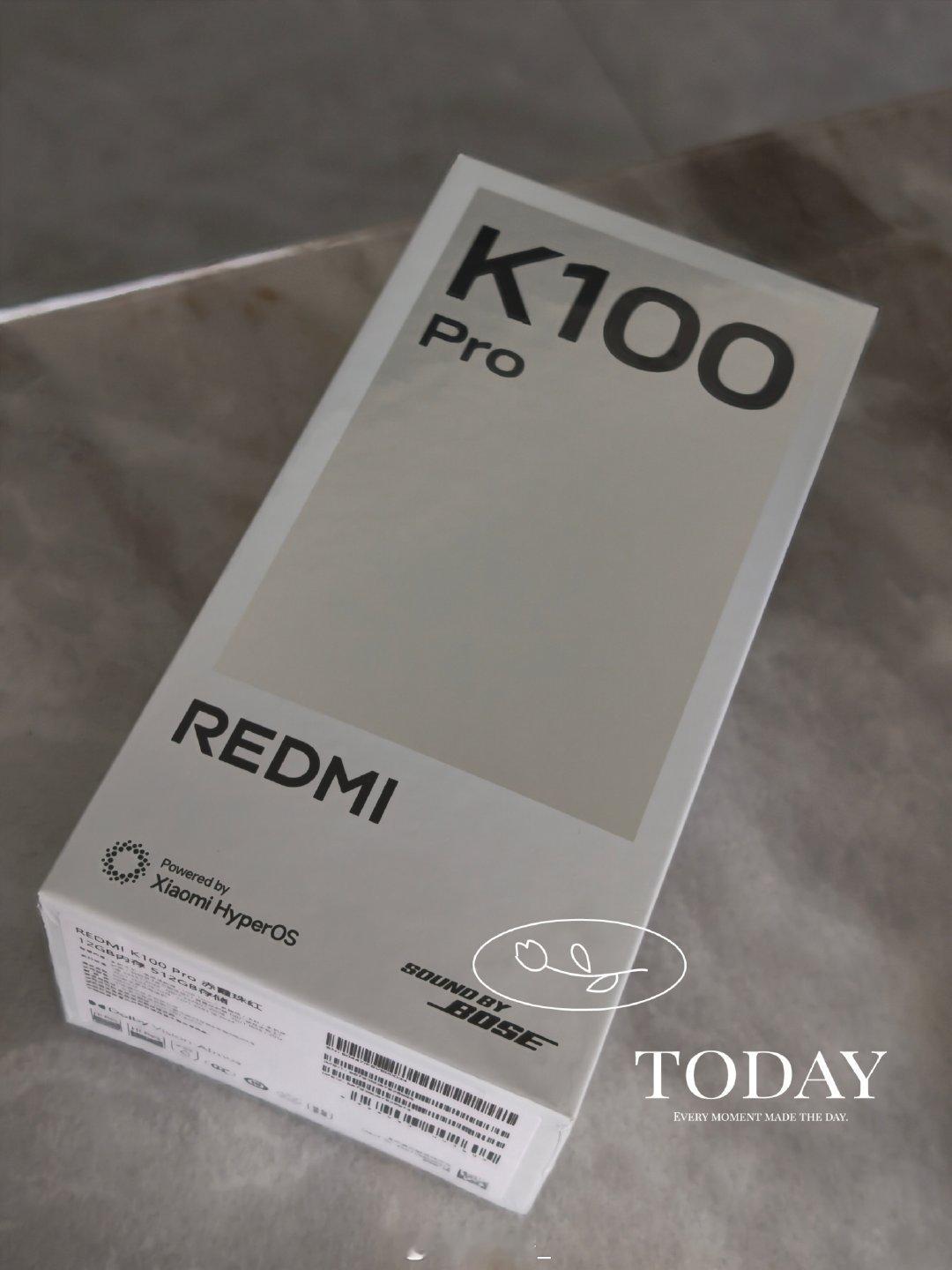 #红米k100pro#
新礼物送老妈[奶牛猫] ​