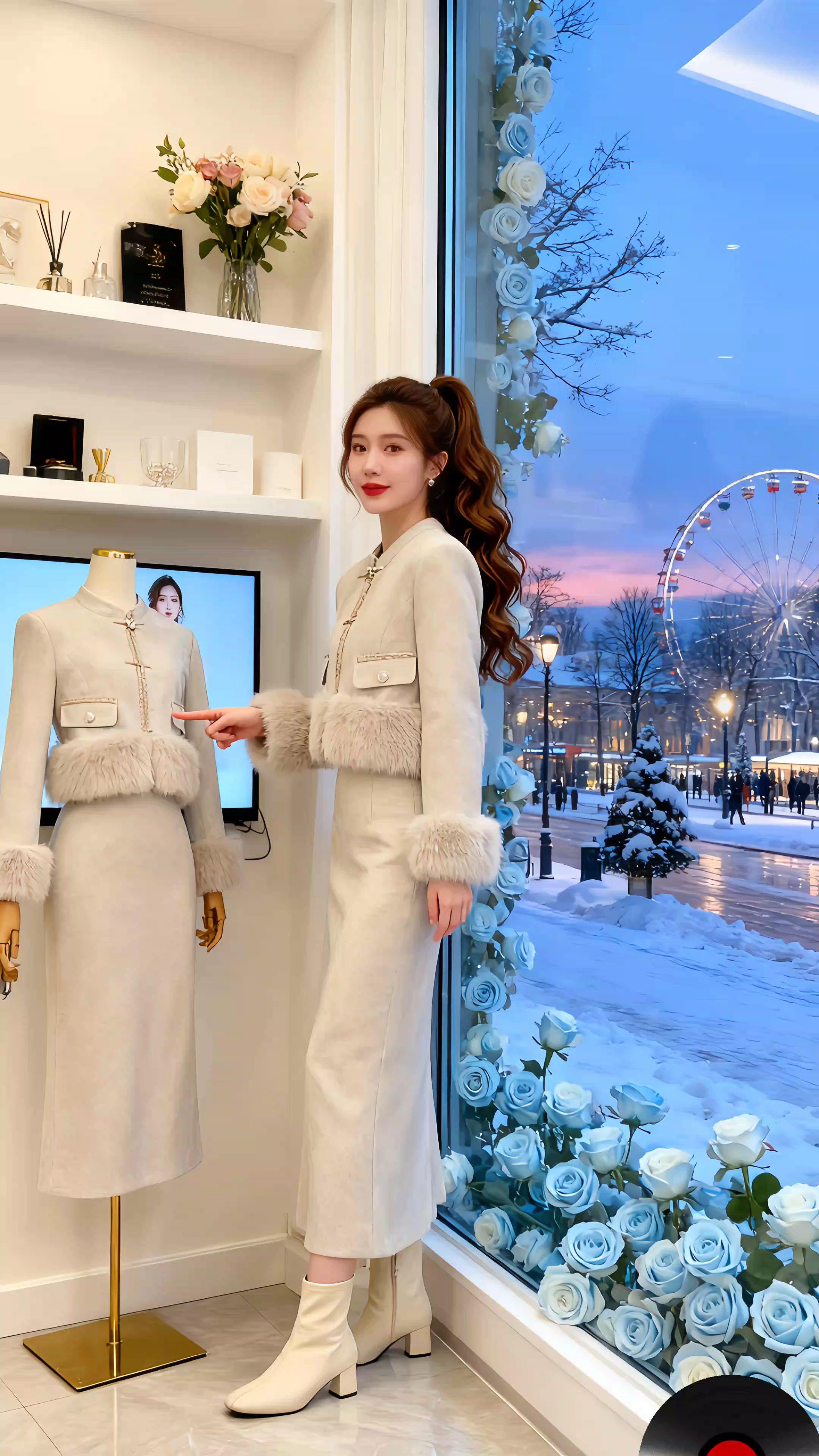 深圳高定2025秋冬王炸款！新中式碰撞小香风的千金感绝了～ 立体剪裁衬...