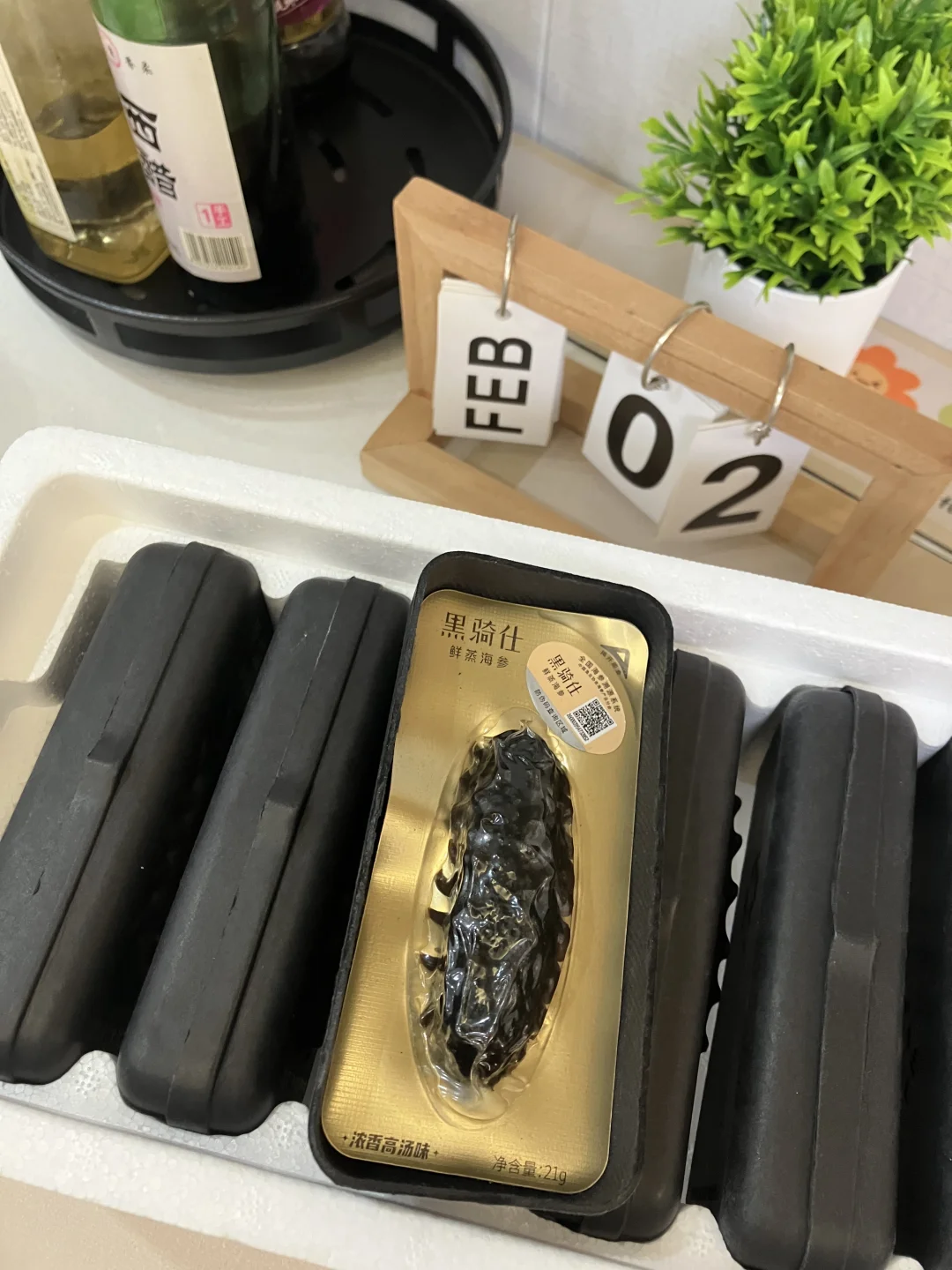 第二次复购这个鲜蒸海参~