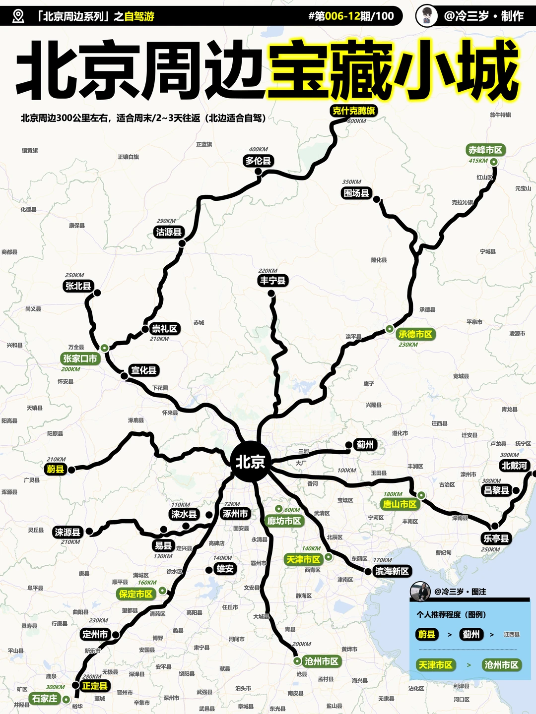 北京周边游：宝藏小城系列（300公里）