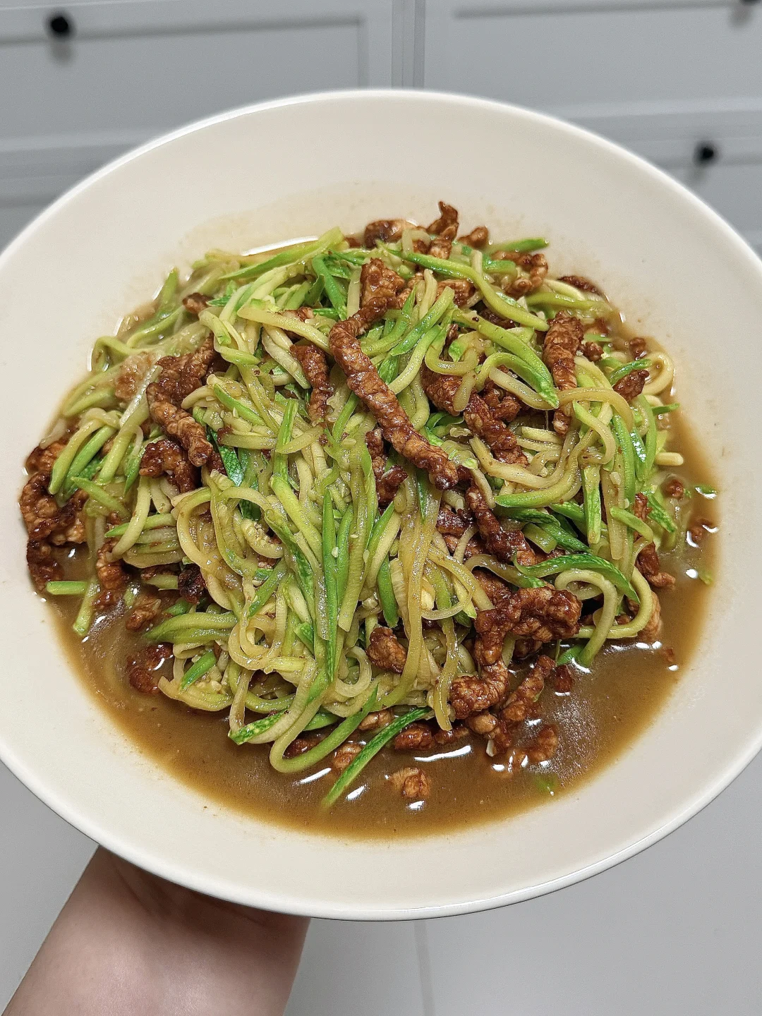 谁懂啊？西葫芦炒肉丝一次爱一次！