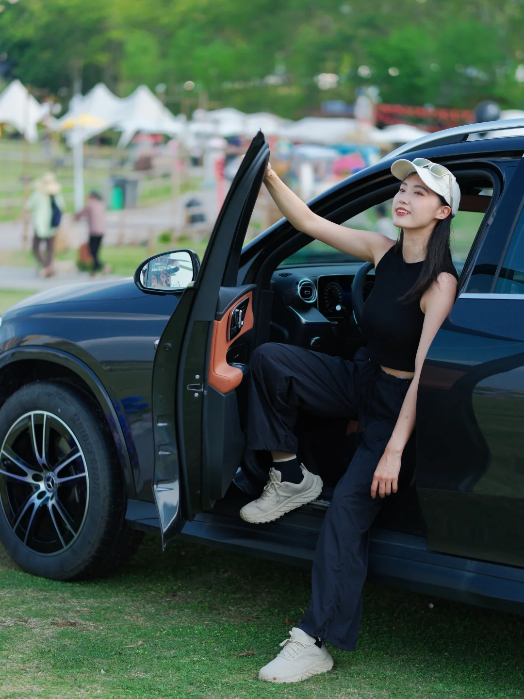 户外三月三，在灵龟山打卡奔驰车展🚗