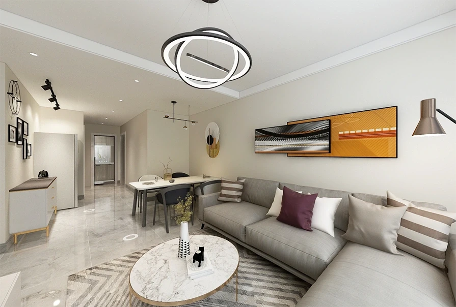 85㎡现代简约设计，小户型里的极致大浪漫～