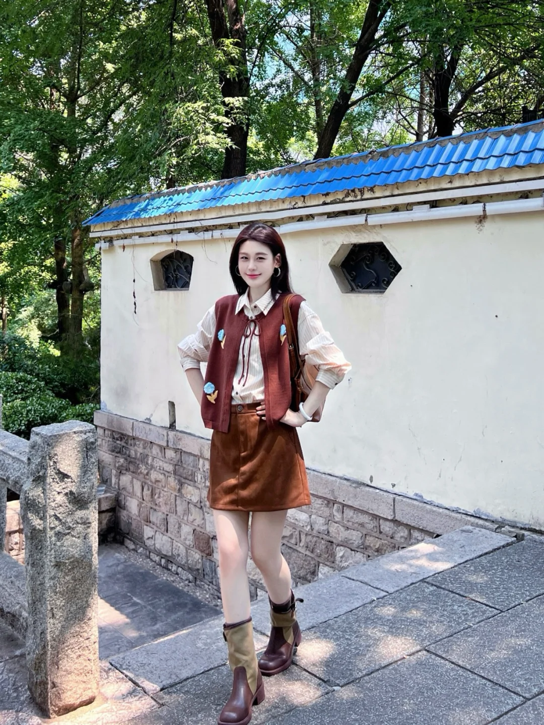 胶片🎞️简单干净出个门 把秋意穿上身🍂～