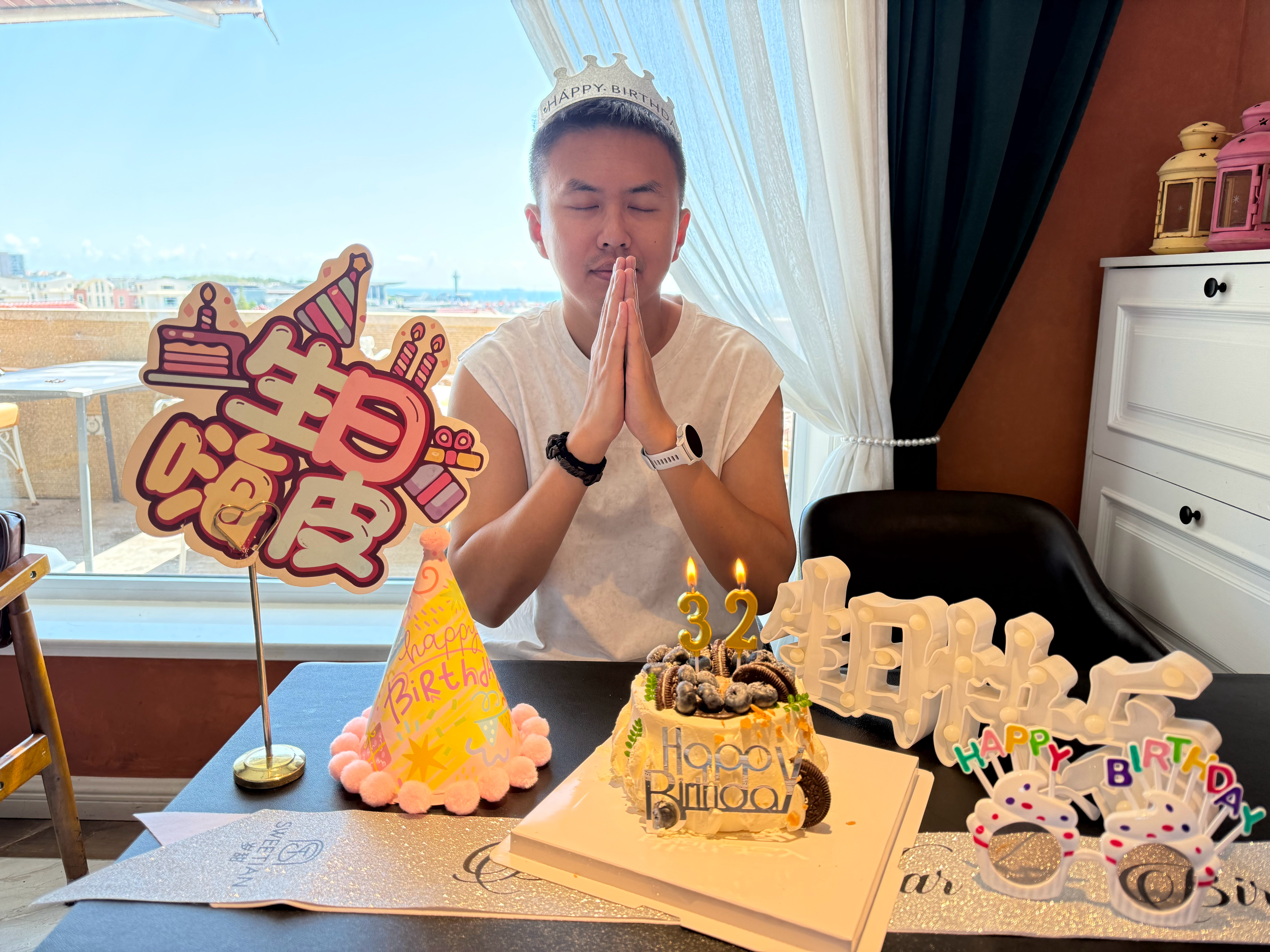 昱皇[超话]  祝自己32岁快乐[蛋糕] ​​​