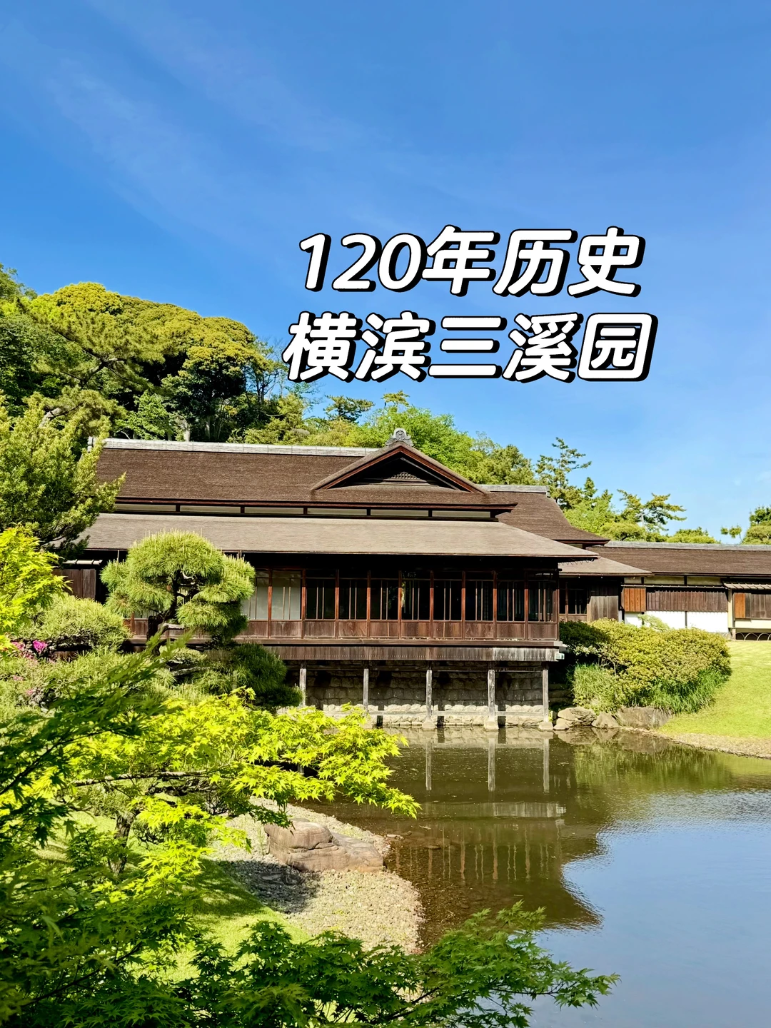 17.5万平方米的日式庭院｜横滨三溪园