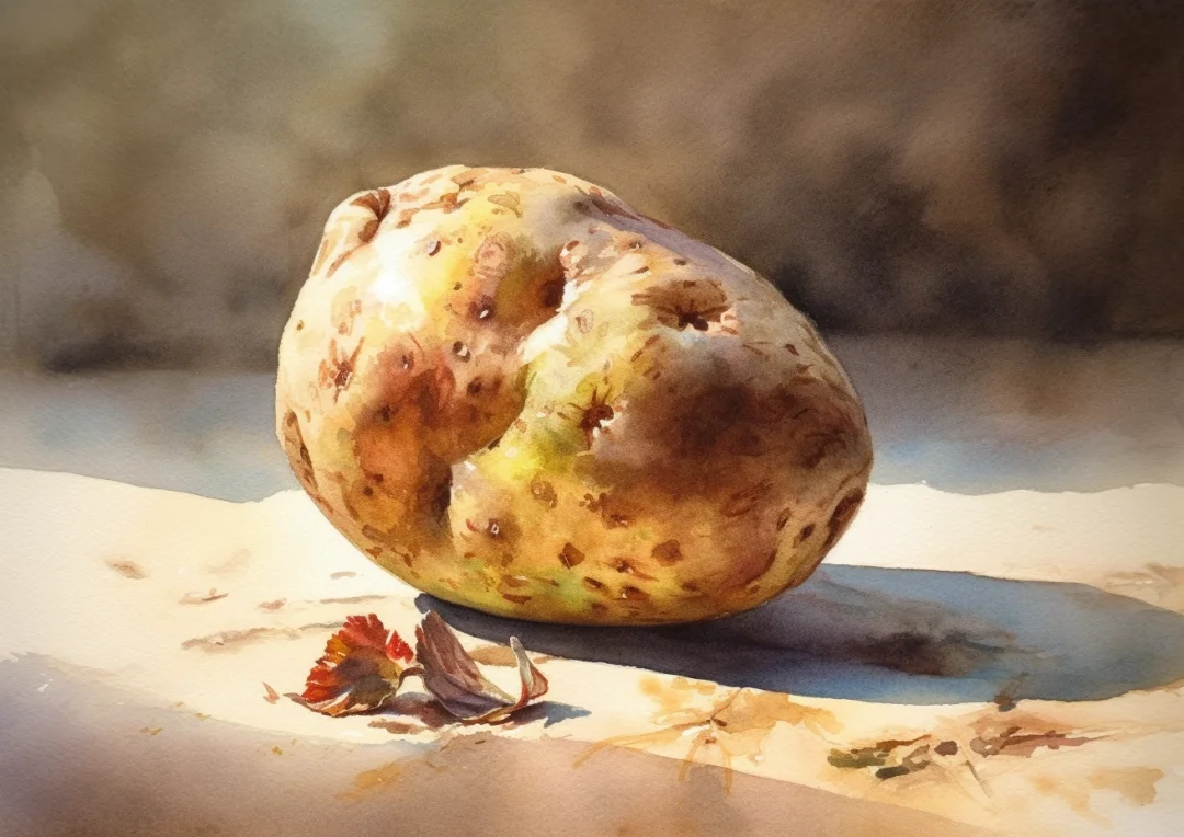 AI水彩：土豆还是洋芋?