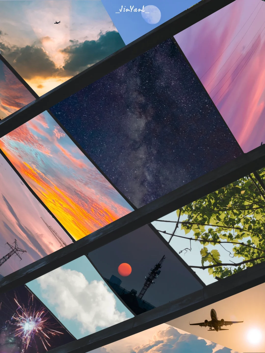 天空调色盘🎨｜葡萄架子也可以是天空艺术家