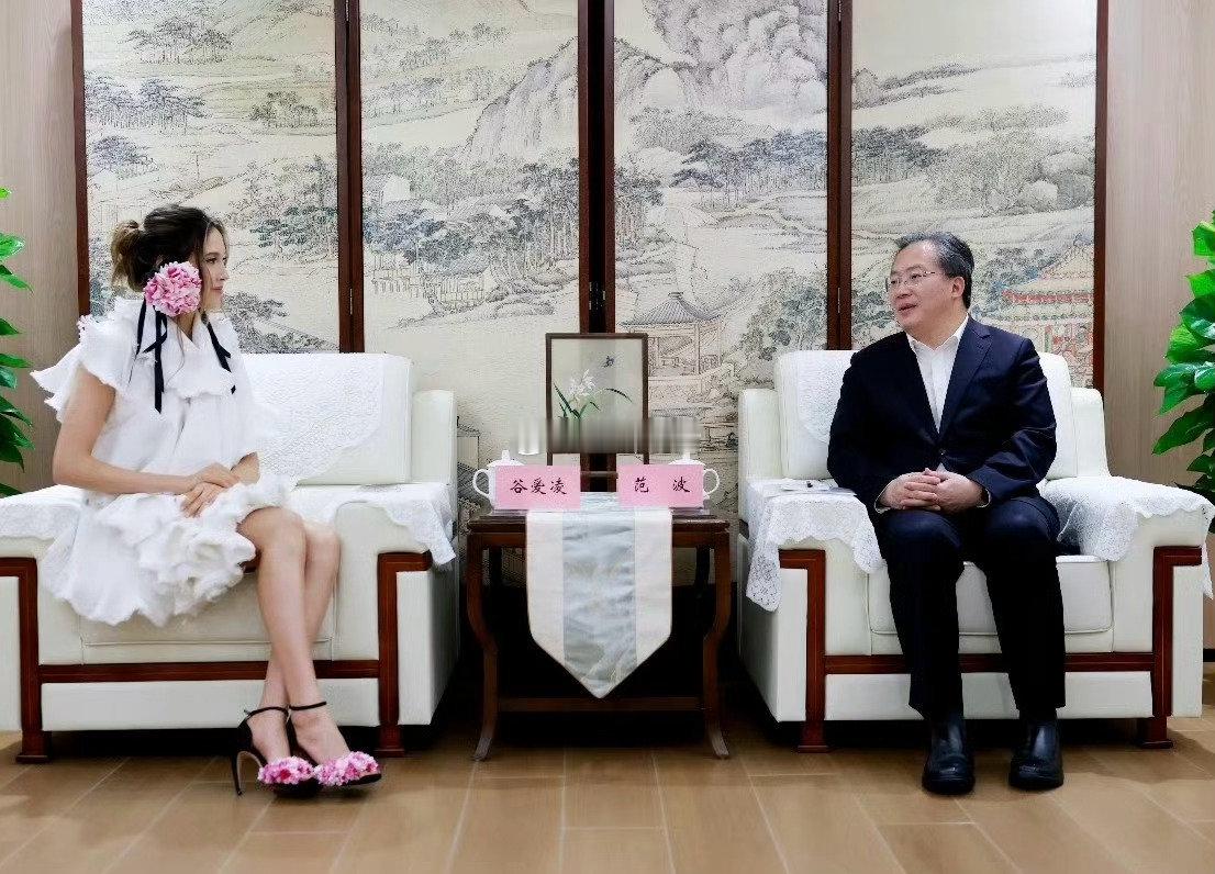 苏州市委书记会见谷爱凌，这身装扮合适吗？ ​