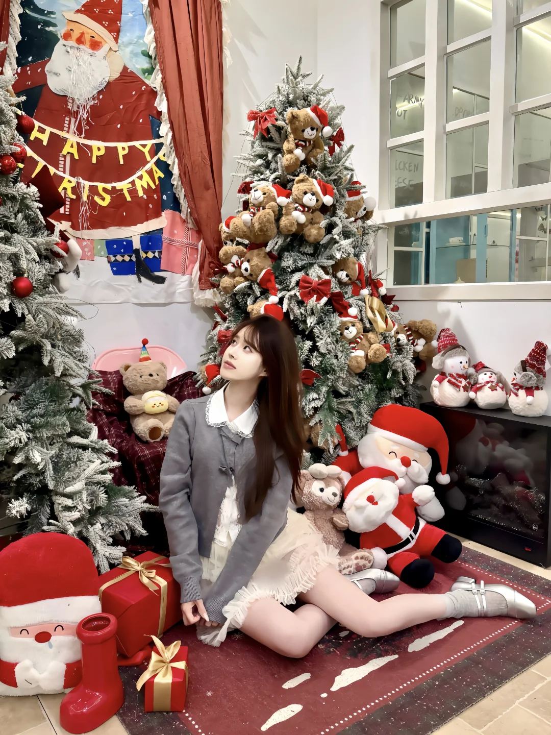 莆田圣诞氛围就位…感受下雪❄️