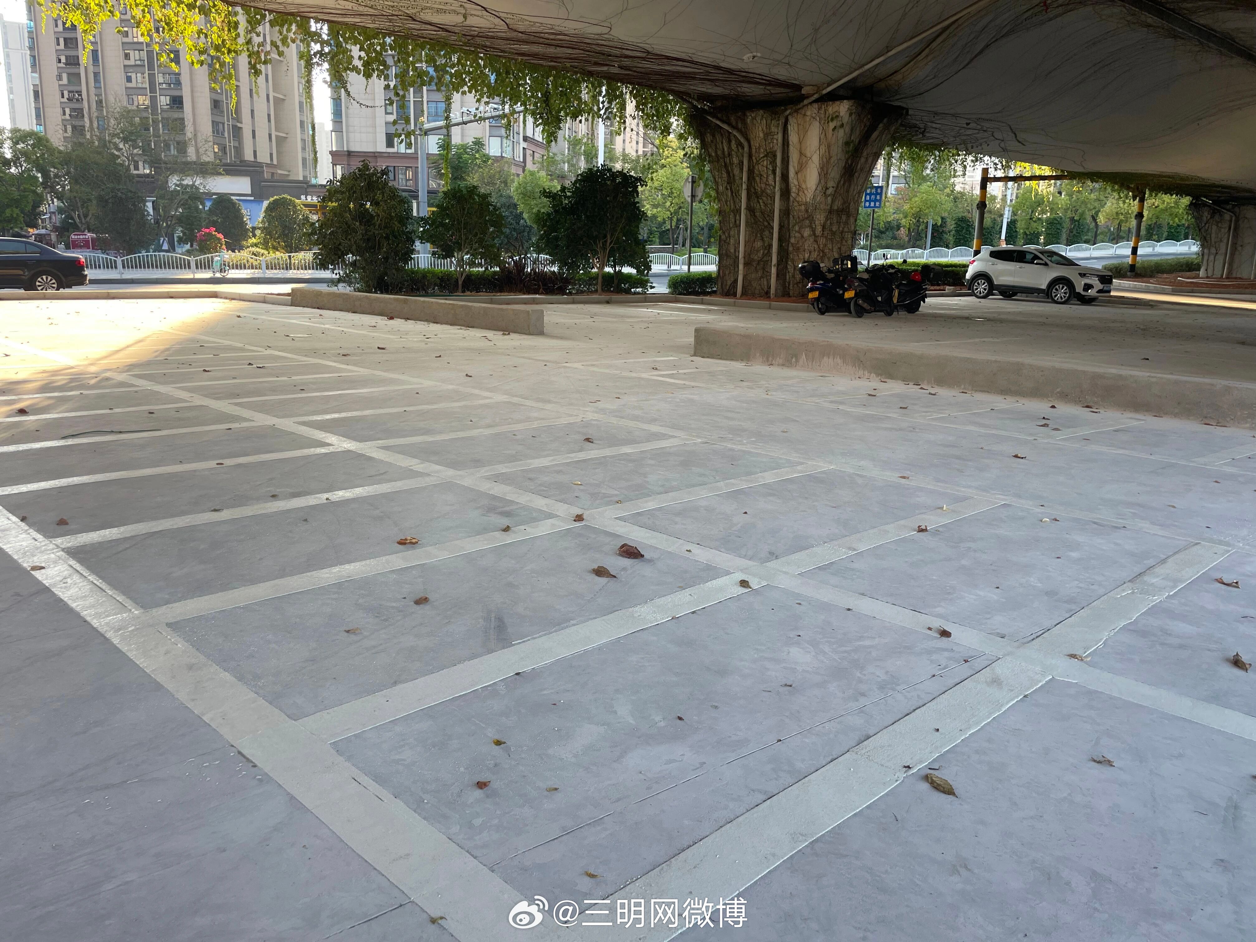 #当好东道主 办好省运会# 【三明：盘活桥下空间 做优省运保障】三明市体育中心是福建省第十八届运动会、福建省第十二届老年人体育健身大会的主会场之一。为解决三明市体育中心及万达商圈周边停车难问题，由省运会环境整治部牵头，组织市城管局园林中心、市交警部门进行现场会商，按照“盘活边角空地、 ​