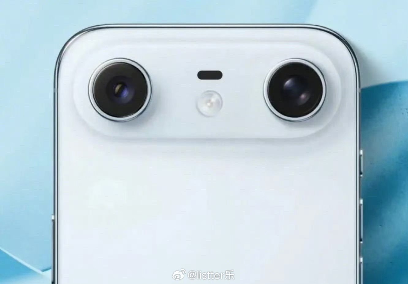 #iPhoneAir2再爆料#这个造型太可爱了，估计手机壳厂商要发挥了 ​