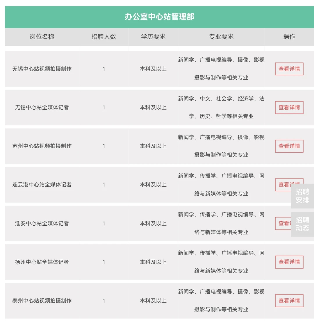 江苏广电26届校招启动！文科艺术专业可报