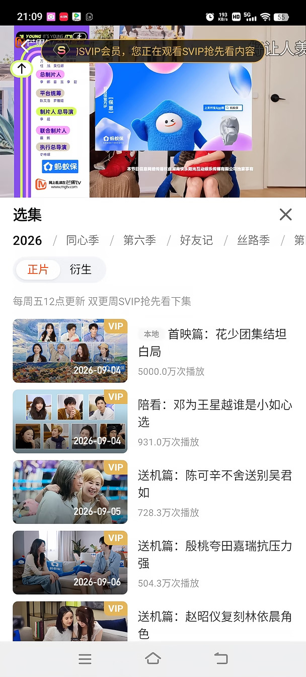 花少8先导片播放量破5000万
