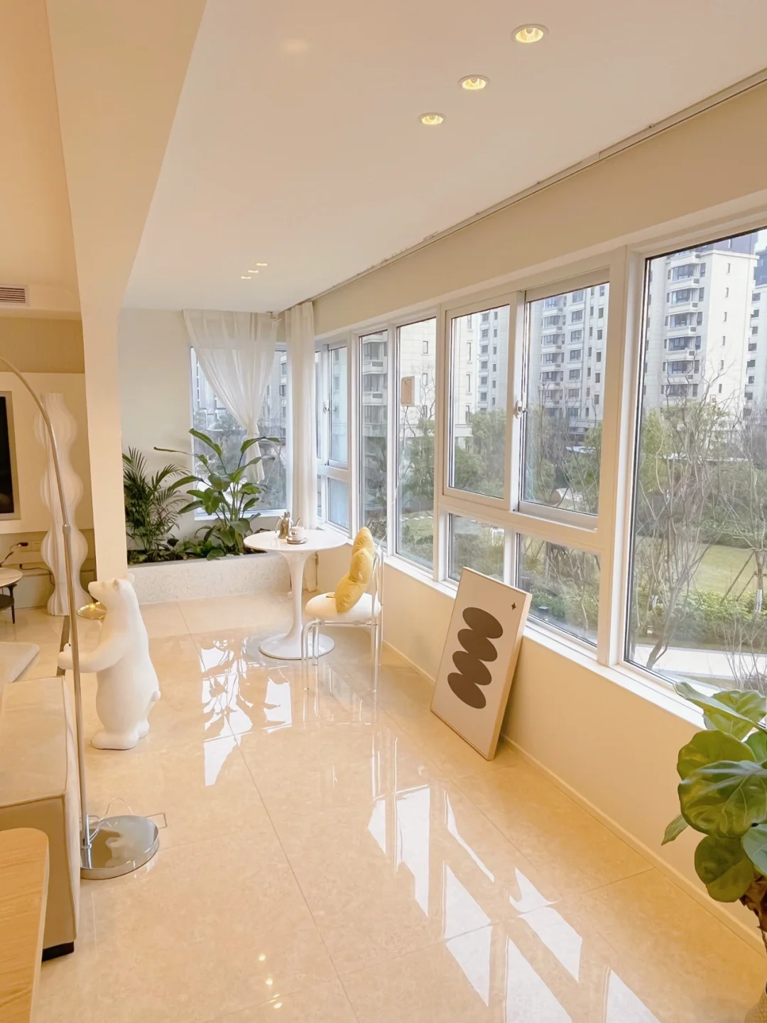 客厅阳台打通，120平的家秒变大平层！