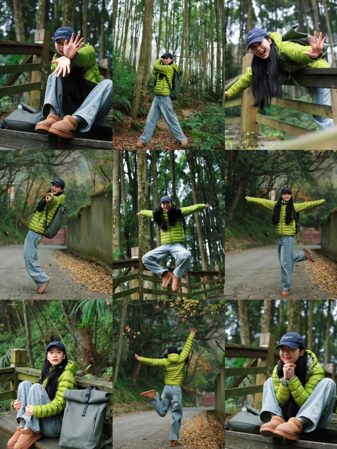 存一些户外生命力拍照姿势📸