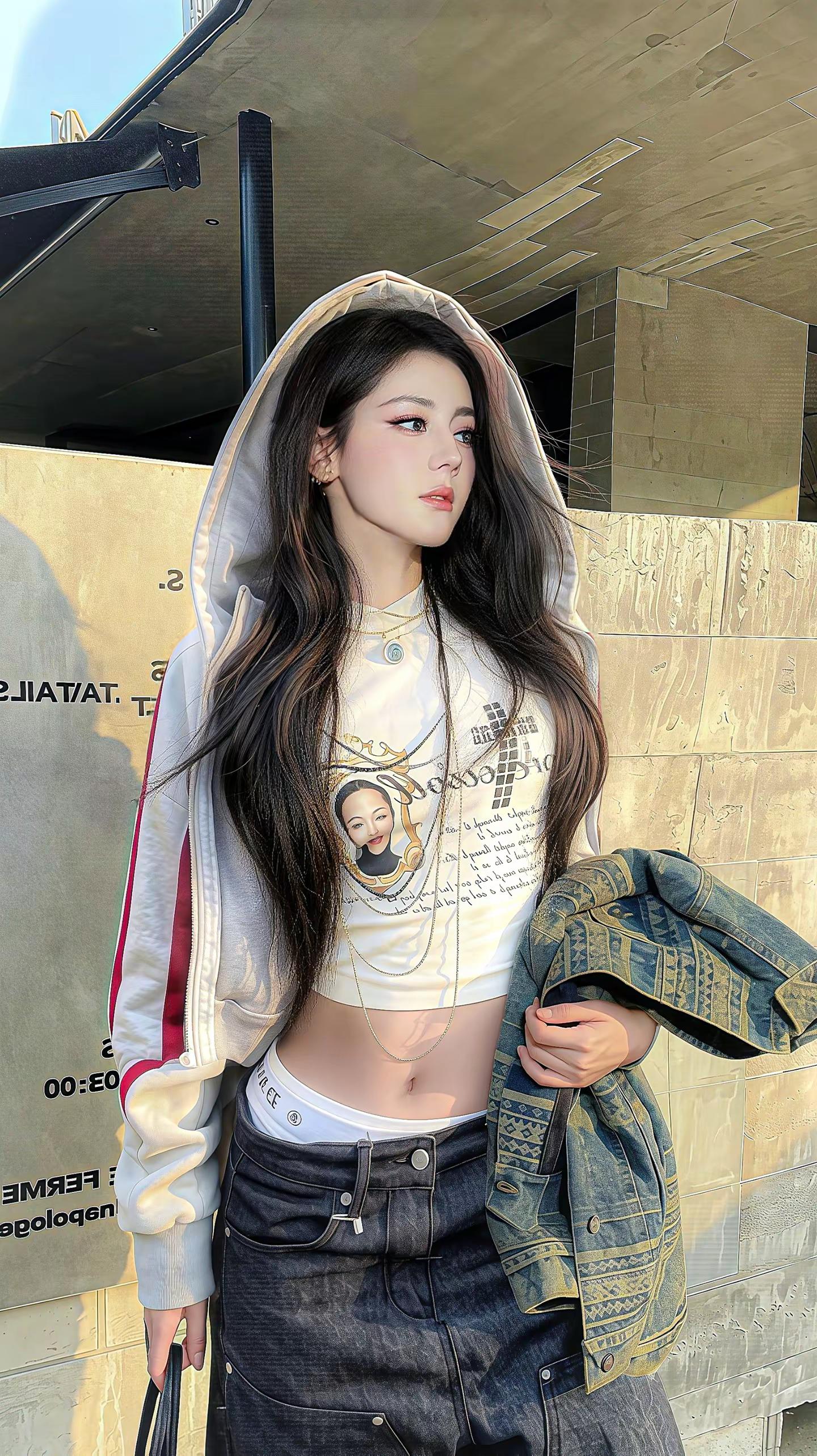 你怎么还有父母啊？你不是说只有我一个吗美式街头辣妹穿搭 迪丽热巴