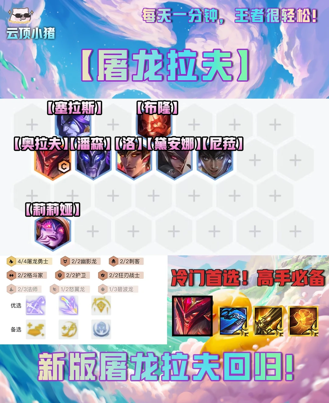 冷门无同行！新版拉夫光速上大师！