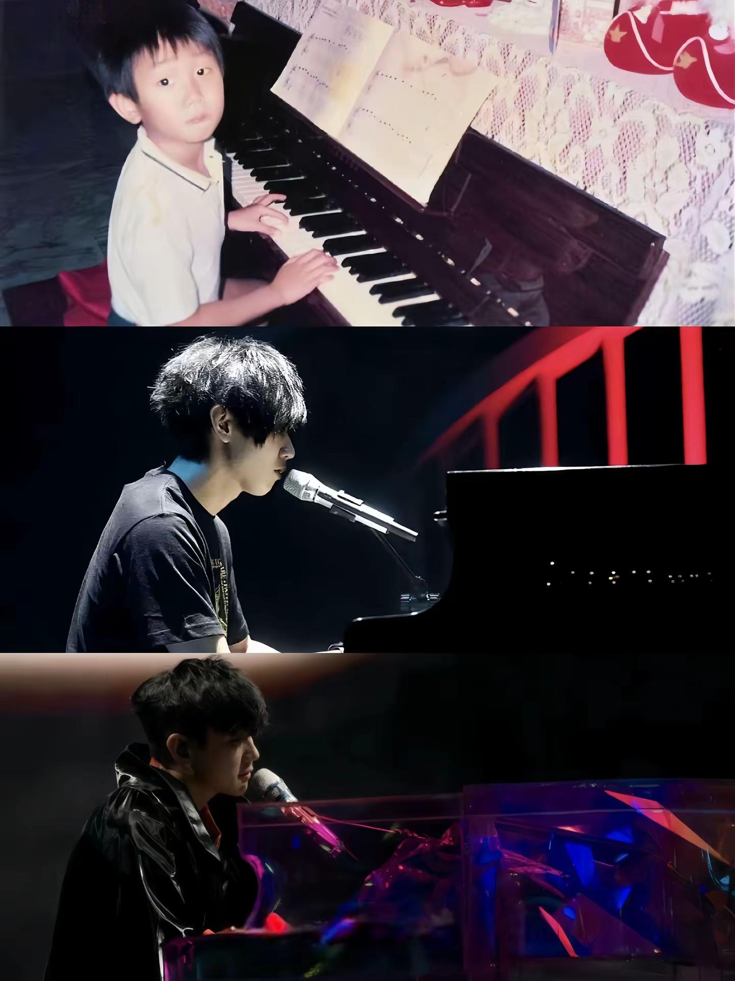 嘿 有个男孩的曾经 小小的手和老钢琴@林俊杰 林俊杰 黑键林俊杰 JM