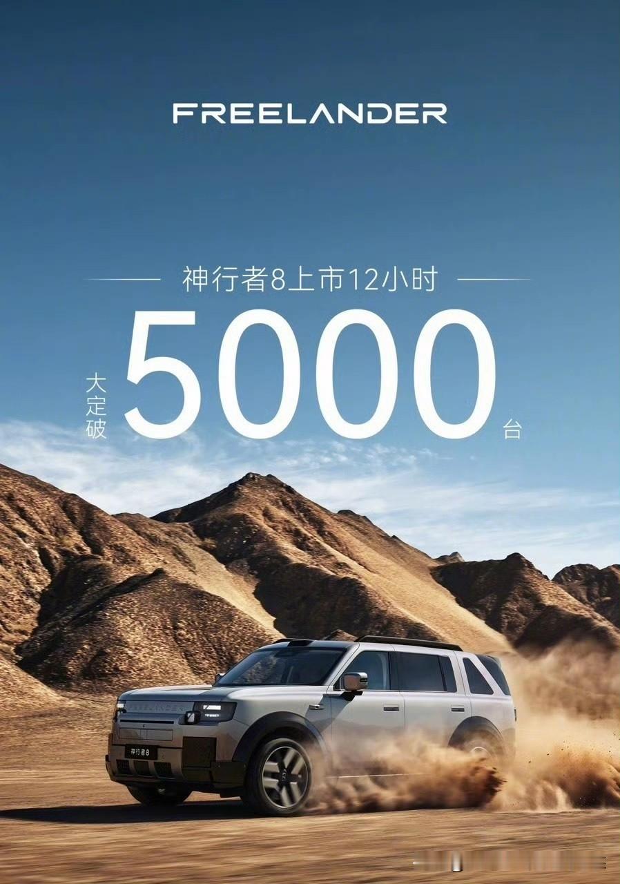 3-5
2026成都国际车展14号馆，神行者8绝对是关注度最高的新车之一，展台一直围着人，方盒子造型+路虎越野底子+华为智驾，首秀热度直接拉满！

车展期间正式上市，指导价30.99-39.99万，限时权益打完28.99万起，分五座、六座，PRO/MAX/MAX+三个配置！