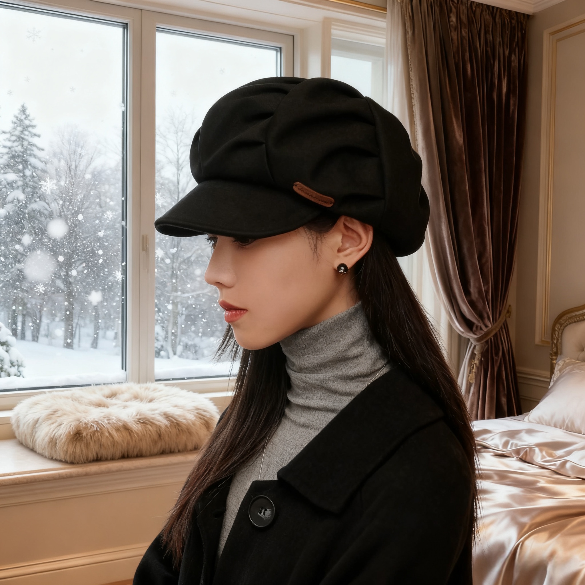 <p>韩系穿搭 帽子 帽子控小姐姐 洋气 <!--{img:0}-->...