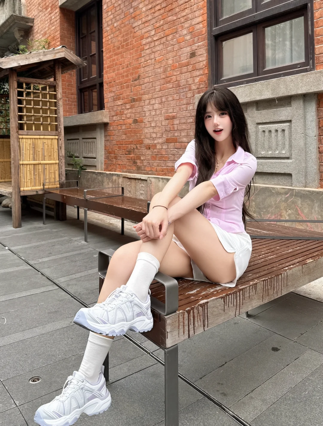 浅紫控必入૮₍ˊᗜˋ₎ა piuliang登山鞋✧