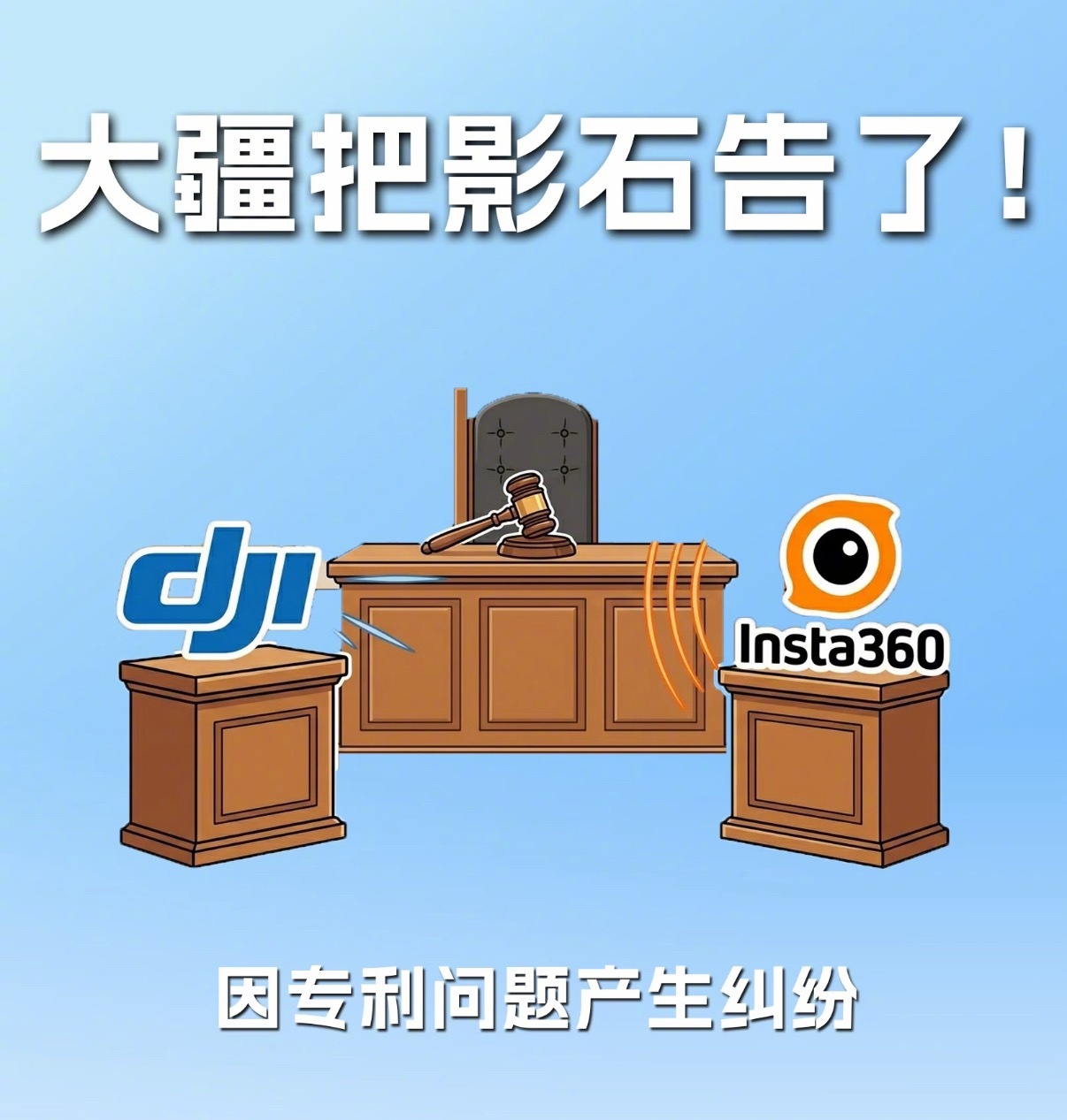 简单说，大疆认为涉案专利是前员工离职一年内做出的发明创造，和他们在大疆...