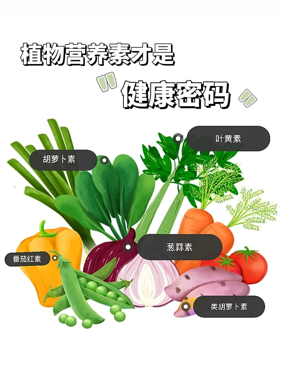 果蔬的颜色，里面隐藏着健康的密码～