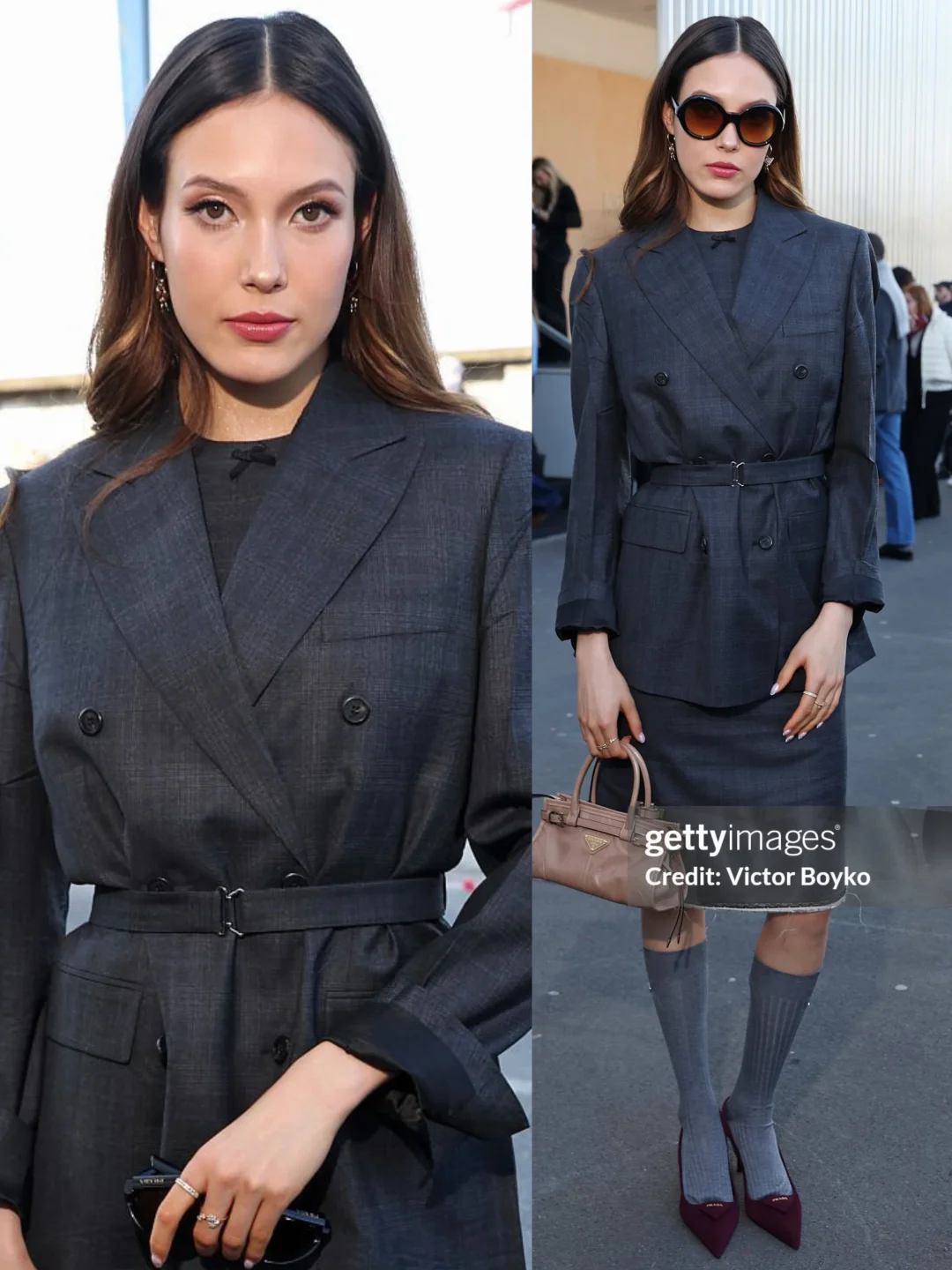 谷爱凌看秀生图，这身造型好适合她！