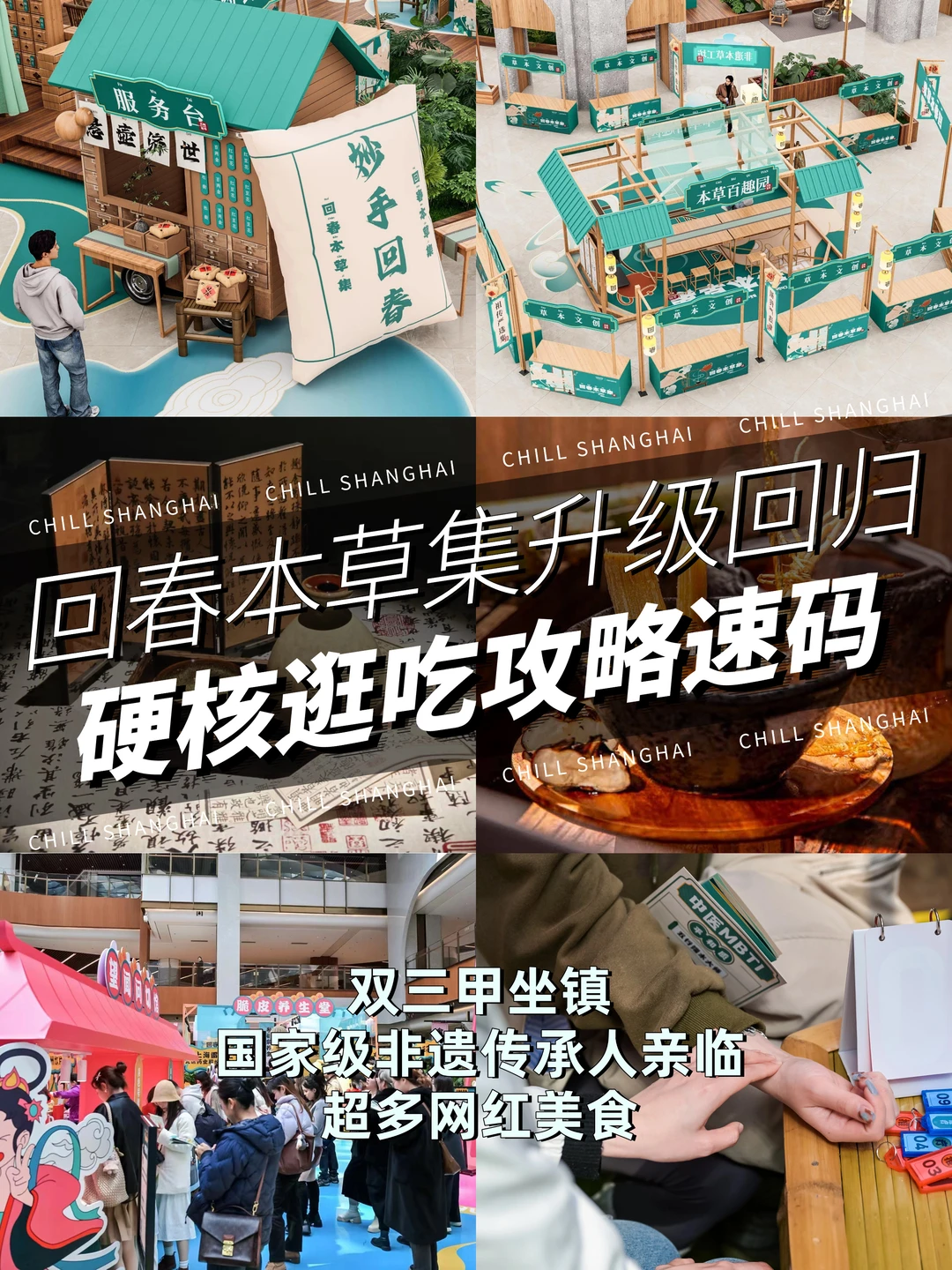 上海养生市集天花板❗️回春本草集震撼升级