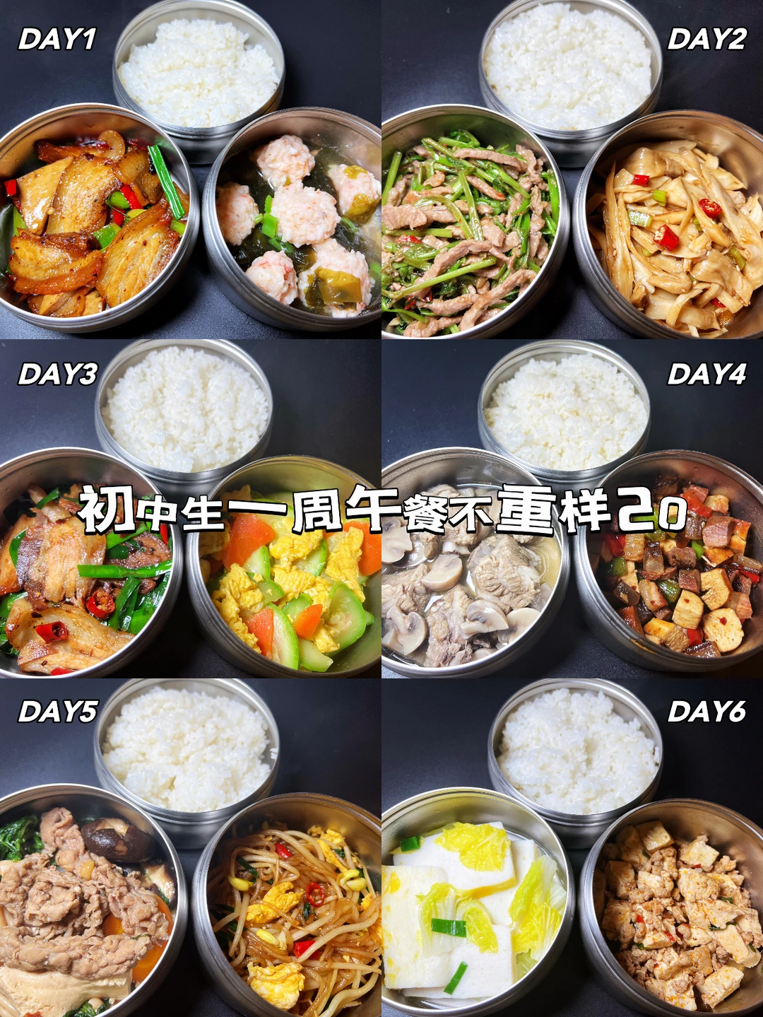 营养不放假：初中生暑假一周午餐搭配指南！