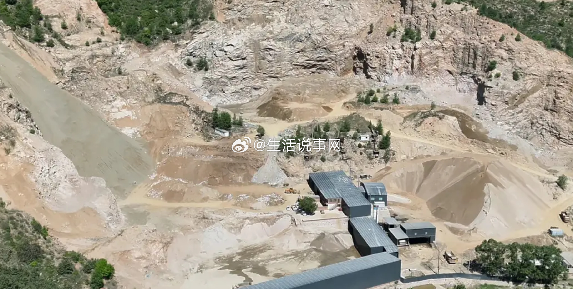 阳泉盂县多家砂石企业全天候违法排污，属地监管懒政失责，乡村生态遭毁灭性...