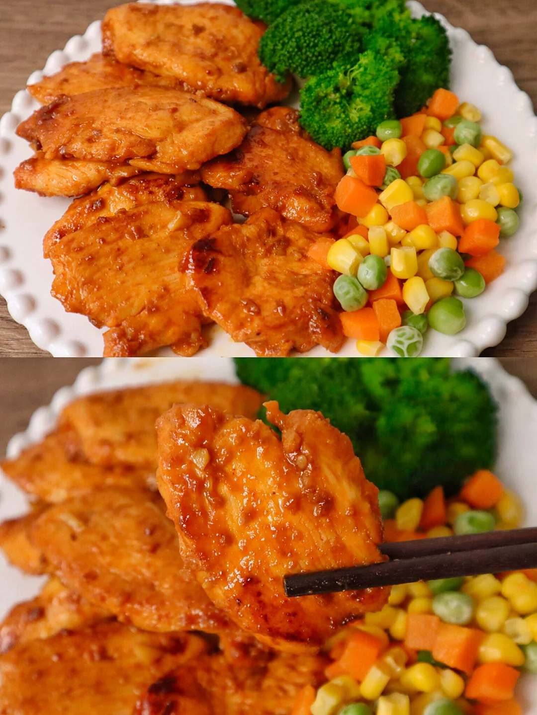 集美们这个韩式香煎鸡胸太绝啦‼️吃出烤肉味