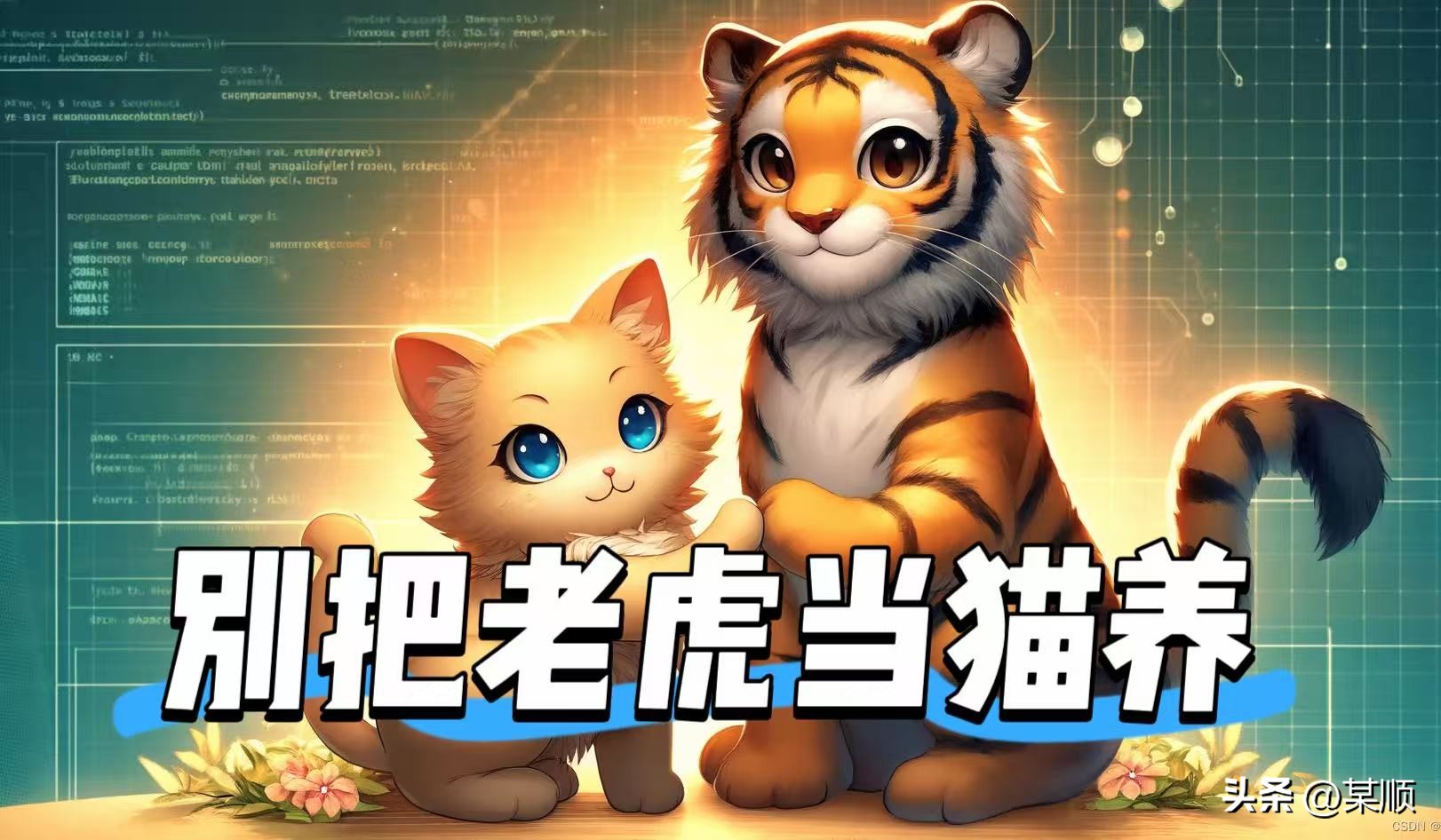 《别把老虎当猫养》

有位事业蒸蒸日上的女老板，把小了快20岁的小男友安置在自己