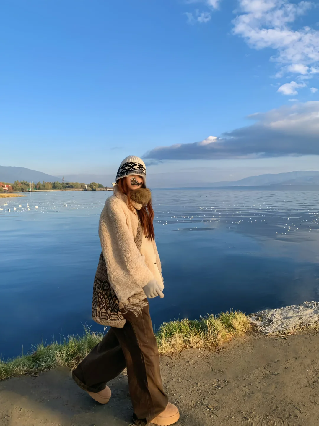 毛毛外套的一些ootd🐈 ᶻ 𝘇