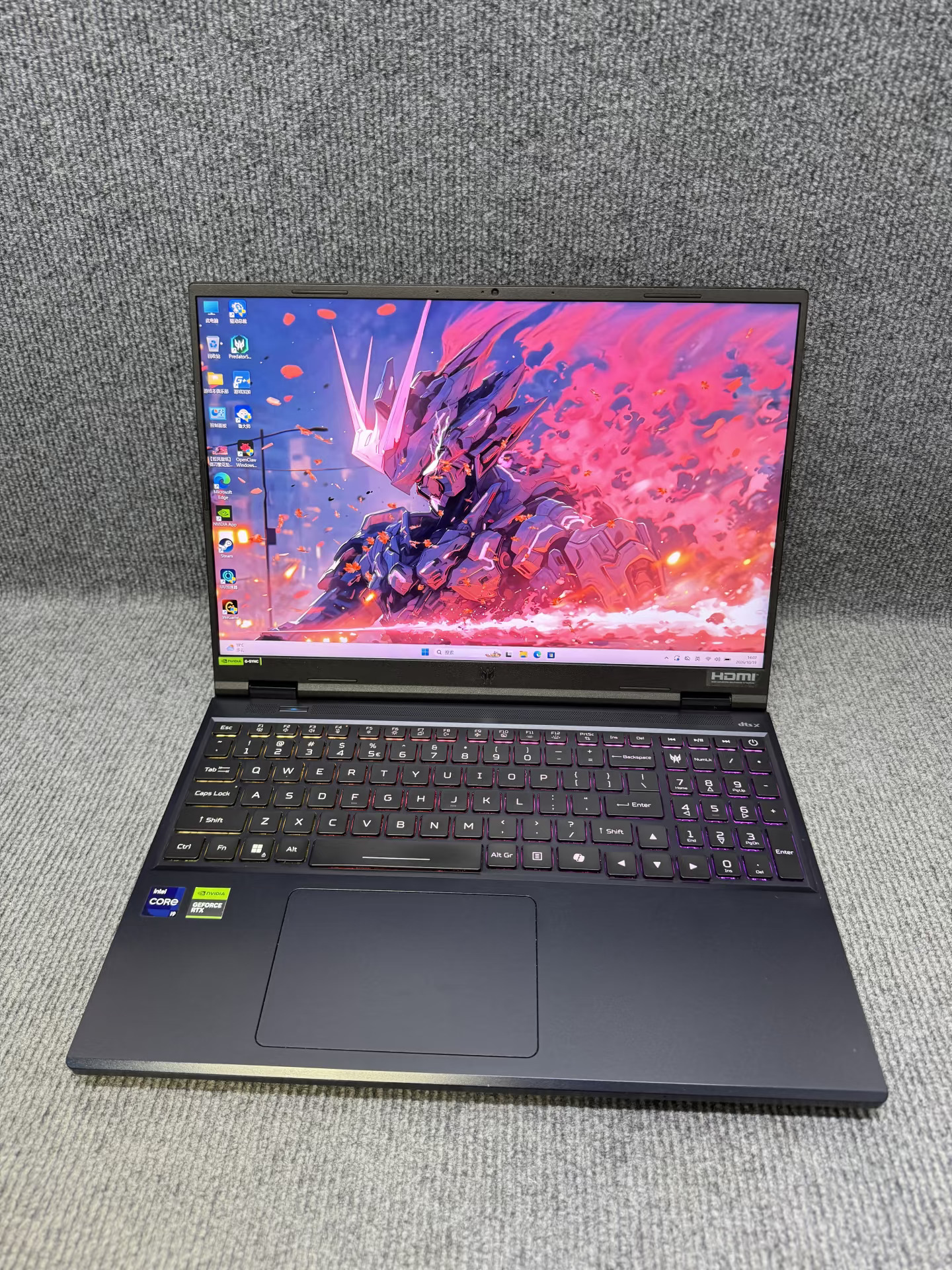 掠夺者性能猛兽游戏本 i9最强CPU 6750元