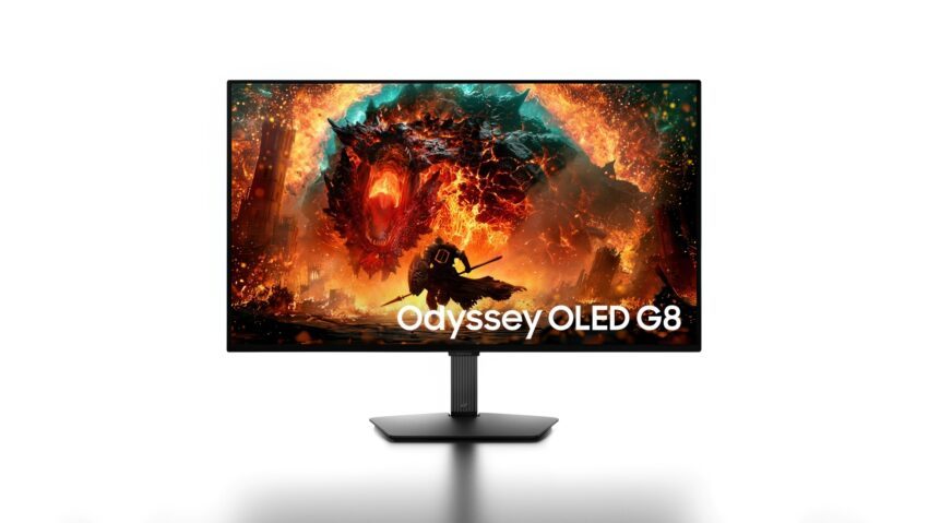 三星发布新款 G8 显示器（G80SJ）

🟢三星最新第五代 QD-OLED 面板
🟢32 英寸 4K 360Hz
🟢可以切换到 2K 520Hz 和 1080p 680Hz
🟢亮度认证来到了DisplayHDR TrueBlack 600 ​​​​
