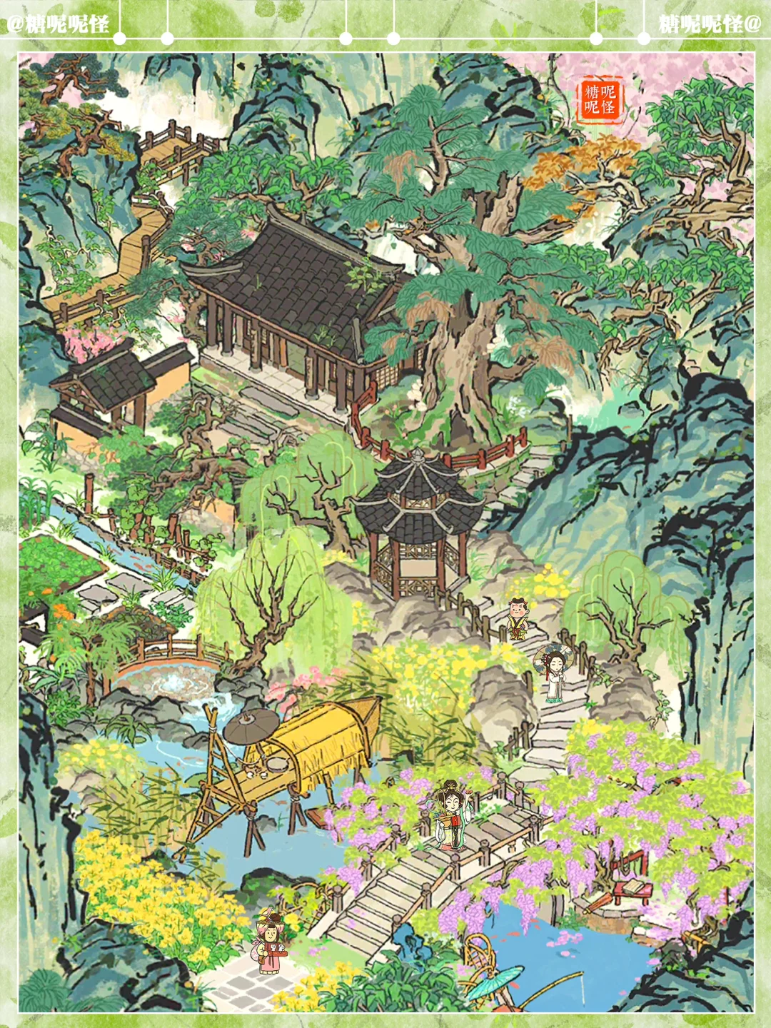【时思寺】繁花和草地守护着低调沉静的古寺🍃