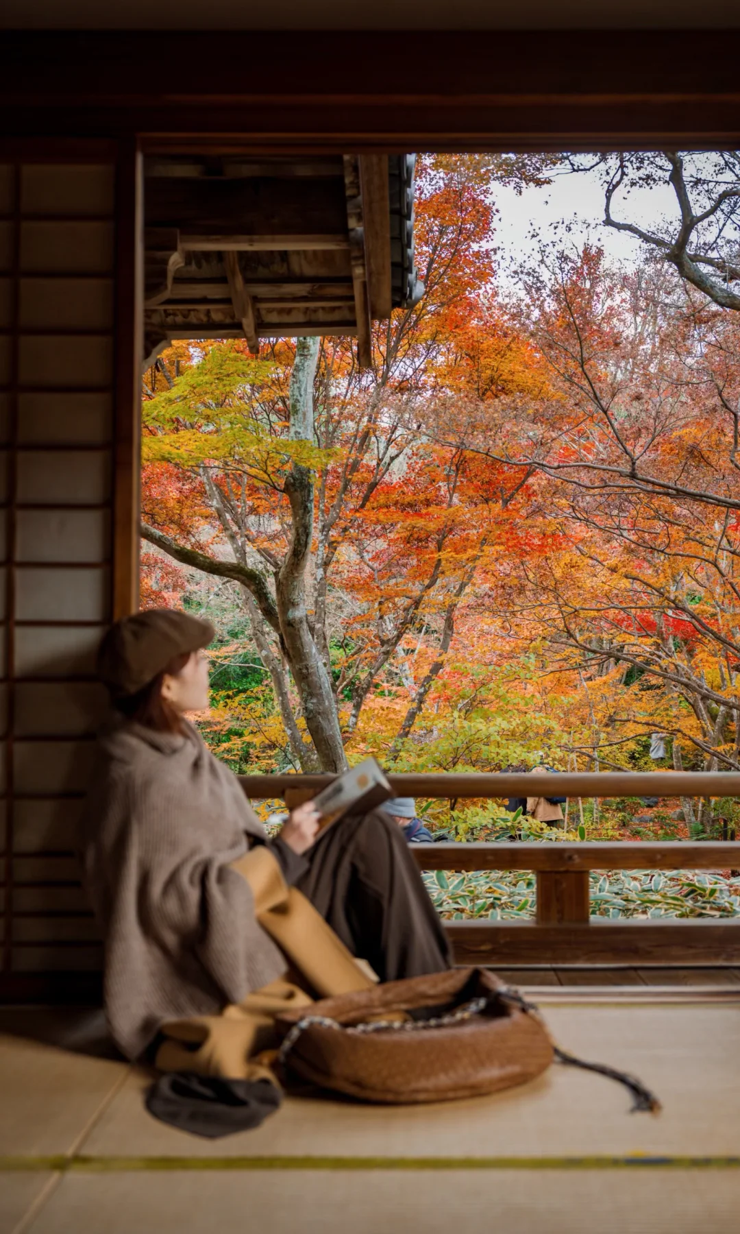 红叶季尾声的京都岚山