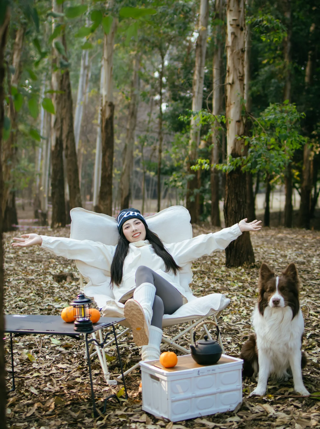 「周末逃逸计划」🌳 和狗子一起躲进阳光里…
