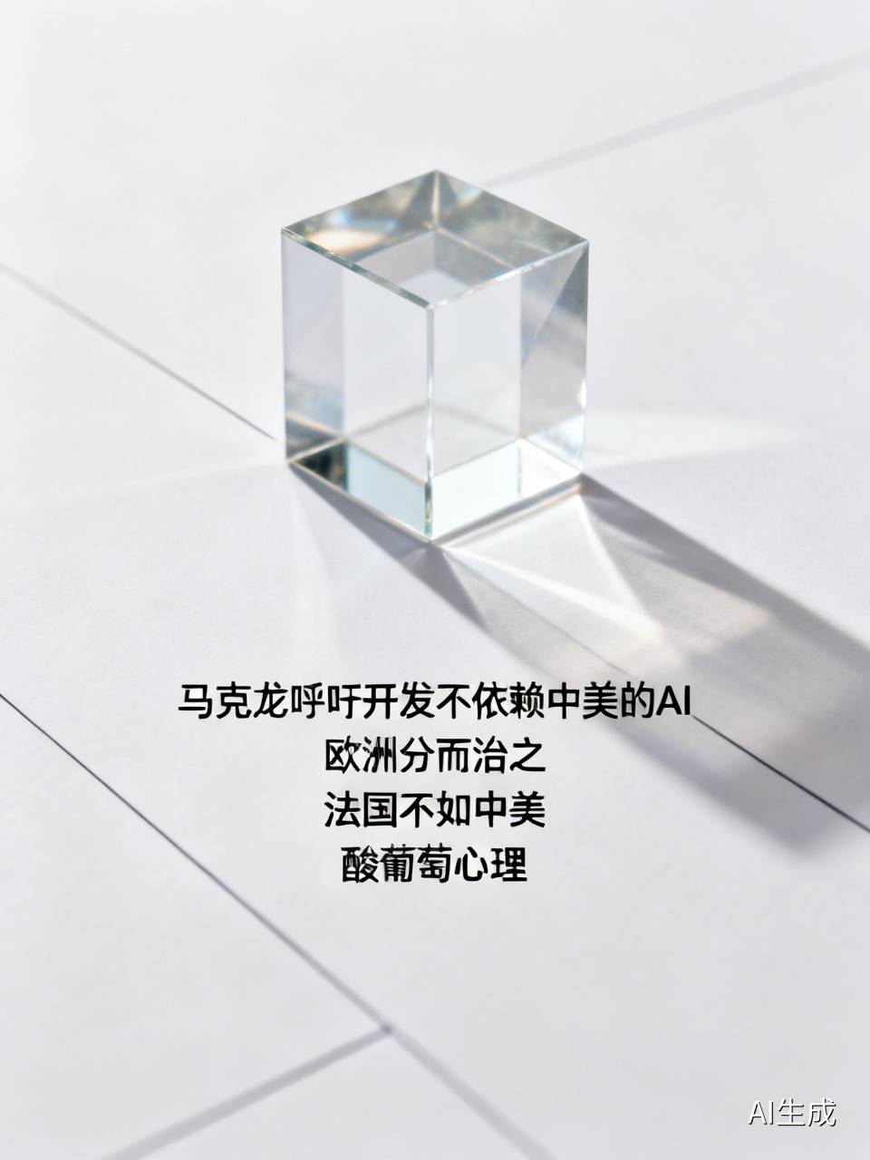 喜欢分而治之  其实是法国不如中国和美国 所以酸葡萄心理而已
